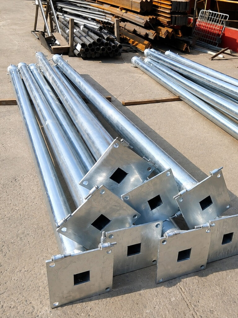 Poste 6M com base articulada